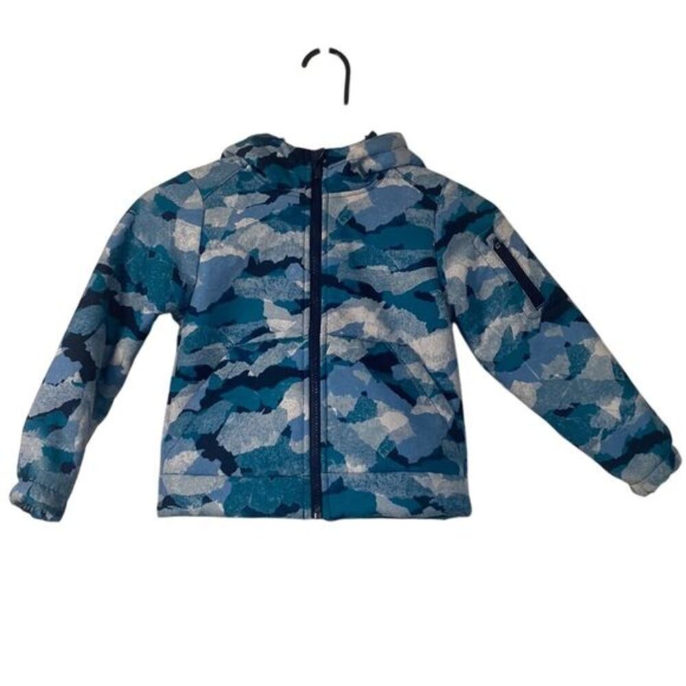 Jacket Camo Print Full Zip‎ Pockets Winter Coat